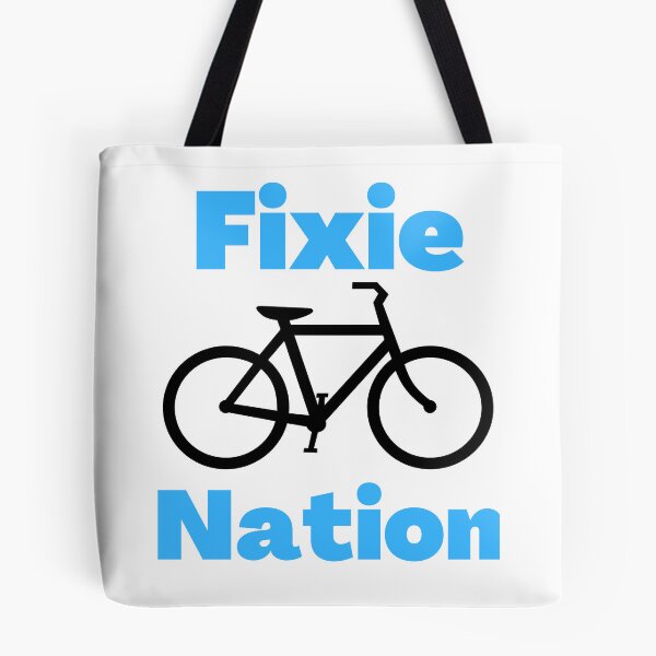 Item preview, fixie nation bicycle nation designed and sold by Nik Olajuwon.