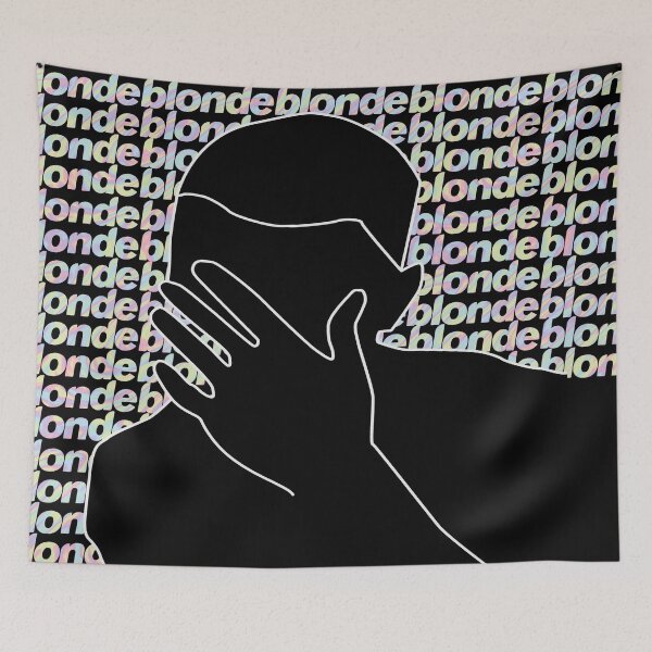 Item preview, Blond Logo Blonde Frank Ocean / Typography and Line Drawing Iridescent  designed and sold by LLCRG.