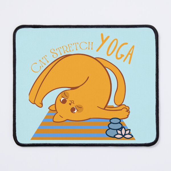 Item preview, Cat stretch Yoga Pose for the cat lovers and yoga lovers you know designed and sold by tranquilbeach.