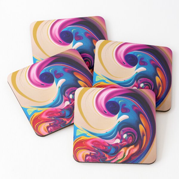Item preview, Colorful swirl of paint designed and sold by FuturITsic.Synthography.