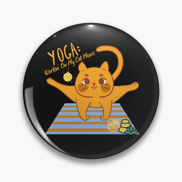 Item preview, Disco Cat Workin' On My Cat Moves Yoga Pose for the cat lovers and yoga lovers you know designed and sold by tranquilbeach.