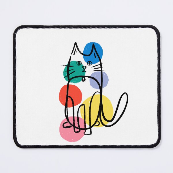 Item preview, Abstract cat designed and sold by JessCarrsArt.