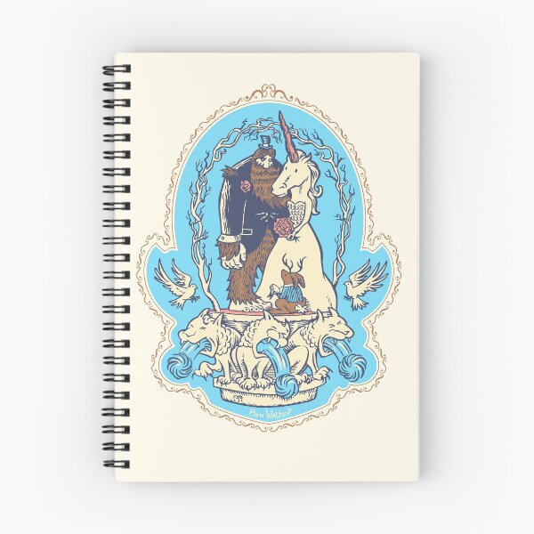 Item preview, Bigfoot's Big Day - Wedding of Sasquatch & Unicorn designed and sold by Ben Walker-Storey.