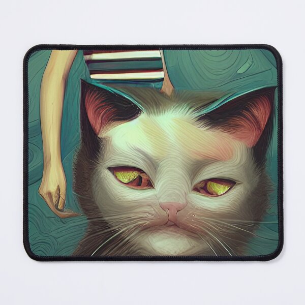 Item preview, Girl and Her Angry Cat designed and sold by PlacidHinds.