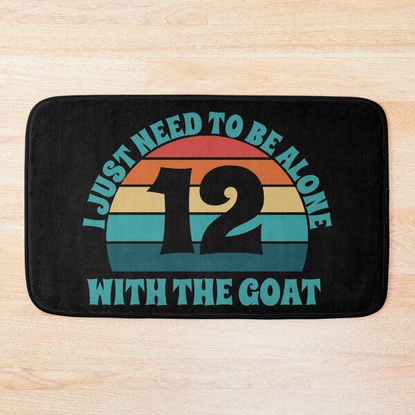 Item preview, I Just Need To Be Alone With The Goat Football Sunset designed and sold by PeachesMommy.