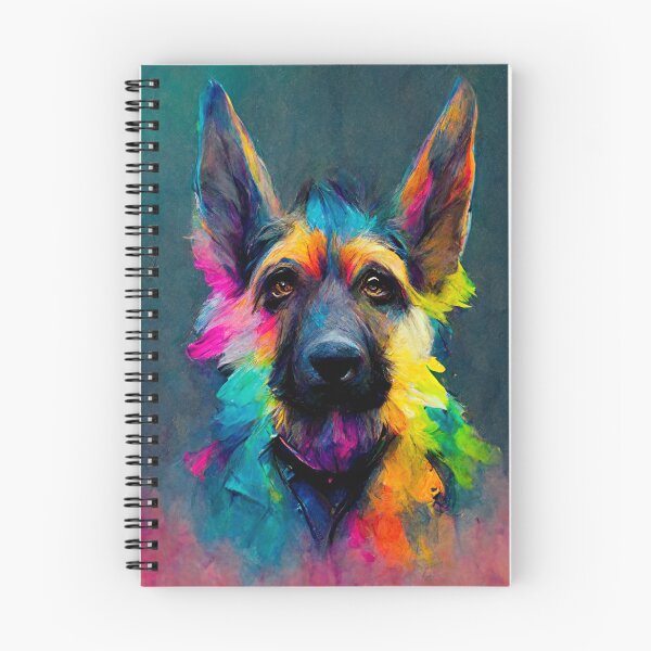 Item preview, Colorful German Shepherd Dog designed and sold by shokA Design.