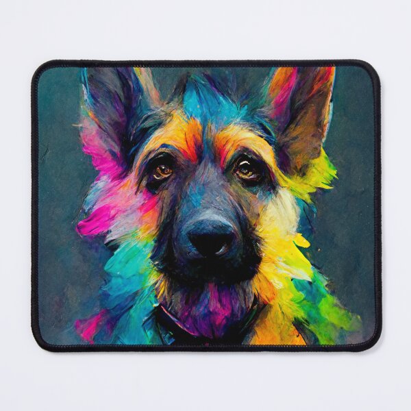 Item preview, Colorful German Shepherd Dog designed and sold by shokA Design.