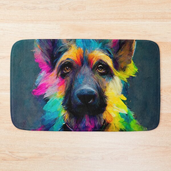 Item preview, Colorful German Shepherd Dog designed and sold by shokA Design.