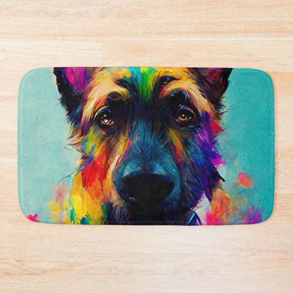 Item preview, Colorful German Shepherd Dog designed and sold by shokA Design.