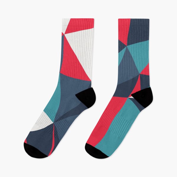 Item preview, Modern Geometric Red White and Blue designed and sold by Blue-Banana.