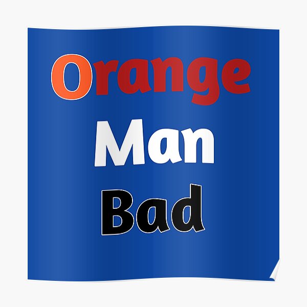 "Orange man 2024, Red 2024, Election 2024" Poster for Sale by