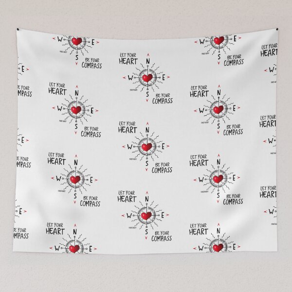 Item preview, Let your heart be your compass - KnochiART designed and sold by KnochiART.