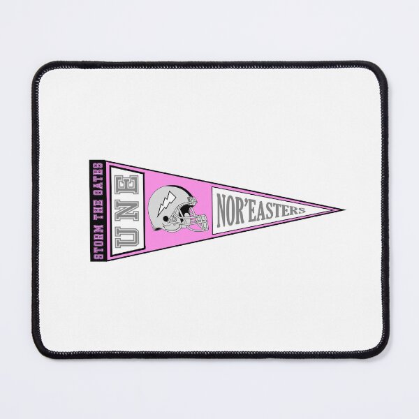 Item preview, UNE Football Pennant (Pink & Grey) designed and sold by baileyboo2000.