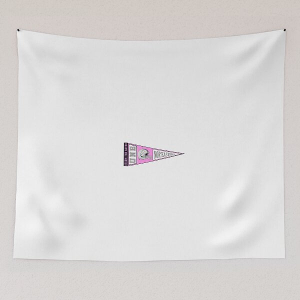 Item preview, UNE Football Pennant (Pink & Grey) designed and sold by baileyboo2000.