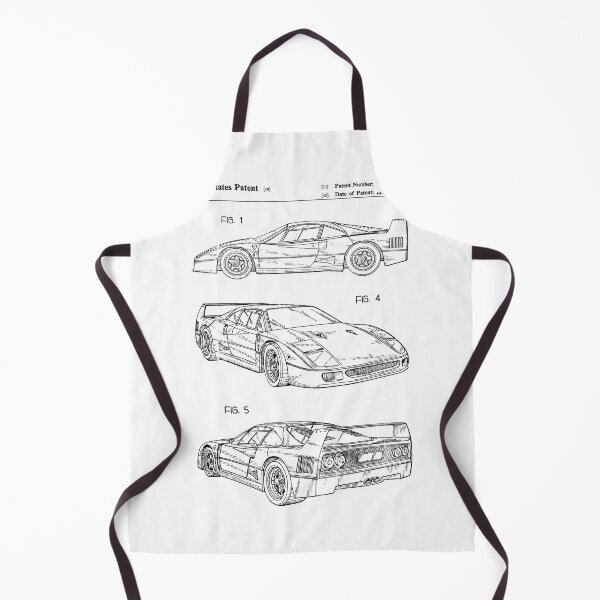Item preview, Ferrari Patent - Ferrari Sports Car Art - Black And White designed and sold by patentpress.