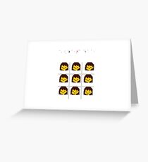 Undertale ~ The Many Emotions Of Frisk Greeting Card
