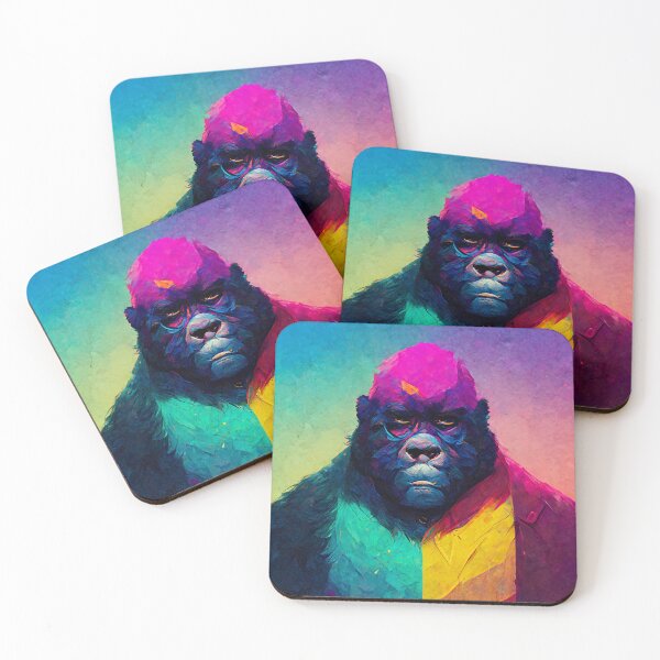 Item preview, Colorful Cool Gorilla designed and sold by shokA Design.