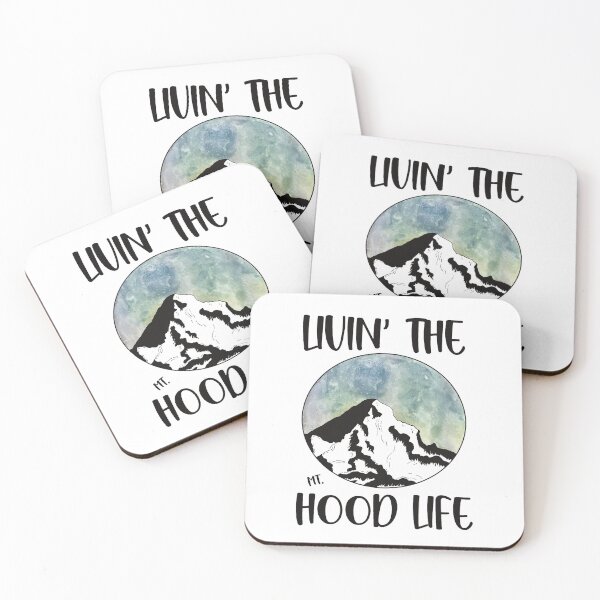Item preview, Livin’ The Mt Hood Life - Blue designed and sold by jurafficART.