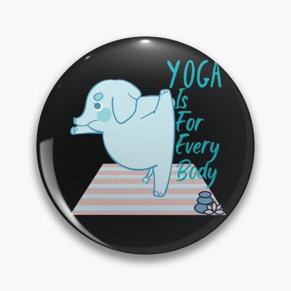 Item preview, Aqua Elephant Yoga Pose for Every Body and animals lovers and yoga lovers you know designed and sold by tranquilbeach.