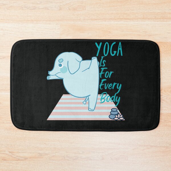 Item preview, Aqua Elephant Yoga Pose for Every Body and animals lovers and yoga lovers you know designed and sold by tranquilbeach.