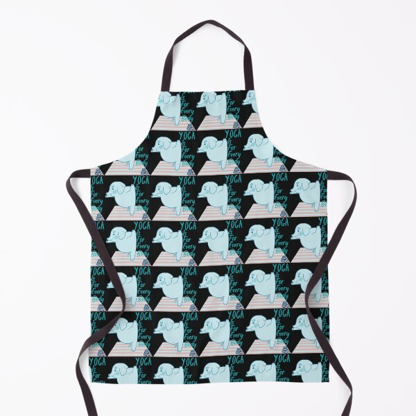 Item preview, Aqua Elephant Yoga Pose for Every Body and animals lovers and yoga lovers you know designed and sold by tranquilbeach.