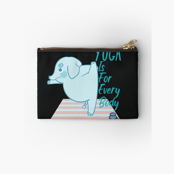 Item preview, Aqua Elephant Yoga Pose for Every Body and animals lovers and yoga lovers you know designed and sold by tranquilbeach.