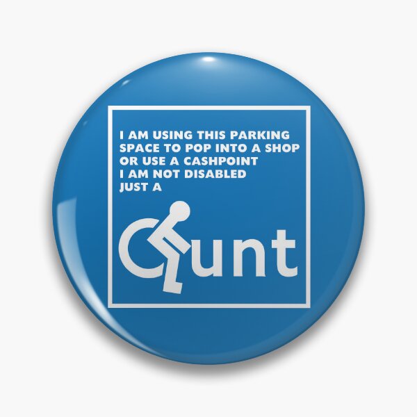 Item preview, A blue badge warning  designed and sold by AndythephotoDr.