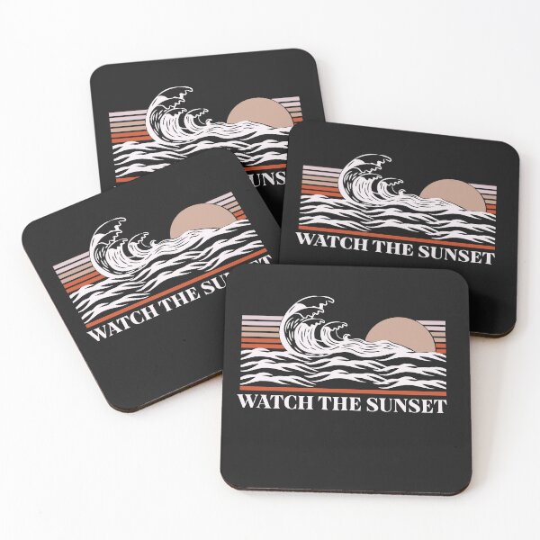 Item preview, Watch the sunset, Summer waves retro susnset design designed and sold by mankindvm.