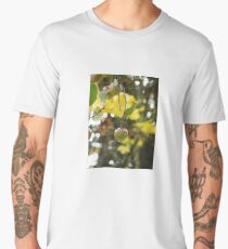 Autumn Sun rays #9, raindrops on apple Men's Premium T-Shirt