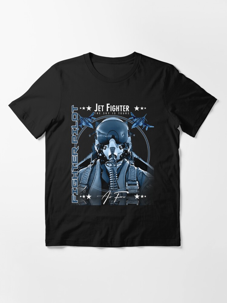 Fighter Pilot Helmet Air Force F4 Phantom Essential T-Shirt for Sale by  Aerolovers