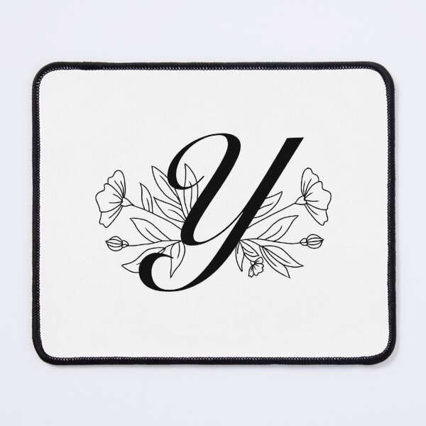 Item preview, Cursive Floral Letter Y  designed and sold by Lauren Kenney.