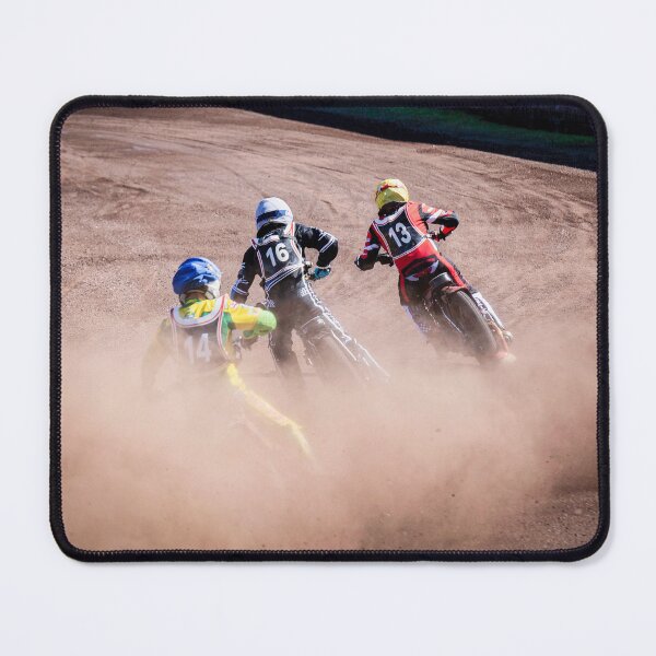 Item preview, motards make a lot of dust at speedway track designed and sold by Ronenvief.