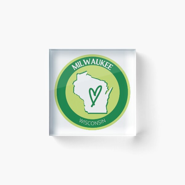 Item preview, MILWAUKEE WISCONSIN - GREEN LOVE designed and sold by jrno11.