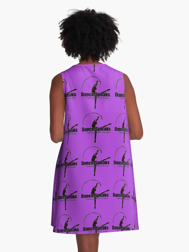 Thumbnail 3 of 4, A-Line Dress, Dance Speaks Performing Arts Academy Logo Collection designed and sold by SJHallredb.