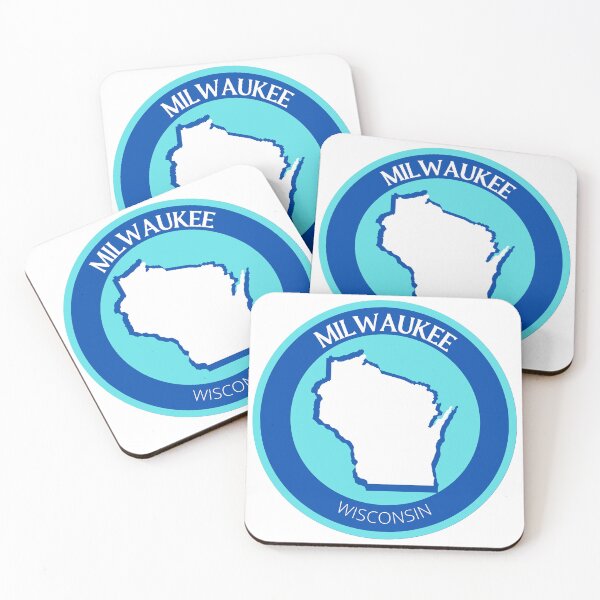 Item preview, MILWAUKEE WISCONSIN - BLUE designed and sold by jrno11.