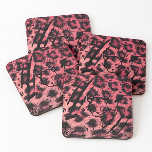Artikelvorschau, Schwarz-rosa Wildkatze! entworfen und verkauft von davechi-stone.