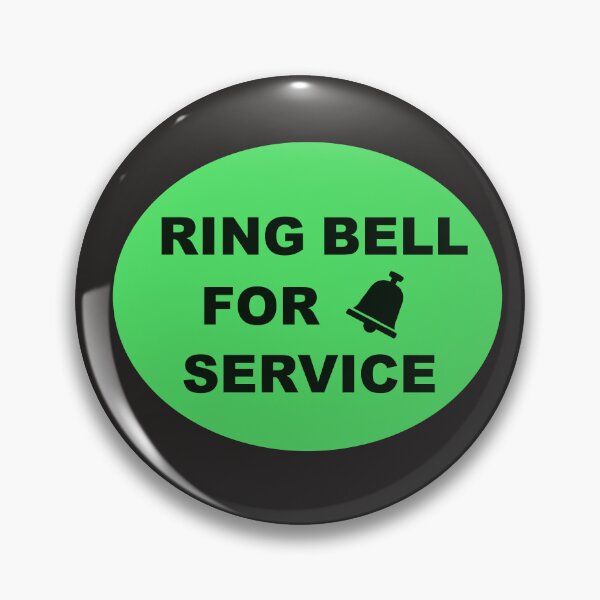 Item preview, RING BELL FOR SERVICE Industrial style sign designed and sold by lobodelnoir.