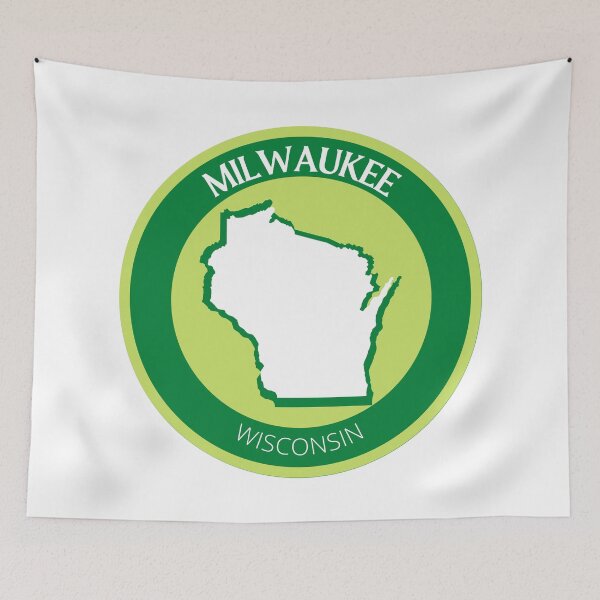 Item preview, MILWAUKEE WISCONSIN - GREEN designed and sold by jrno11.