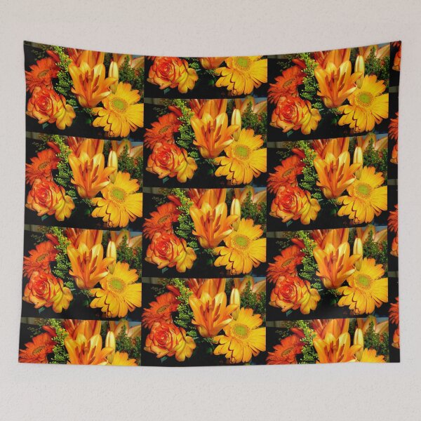 Item preview, HERMOSAS FLORES NARANJAS Y AMARILLAS - Rosas-Lirios,Gerberas - Fotografía designed and sold by RubaiDesign.