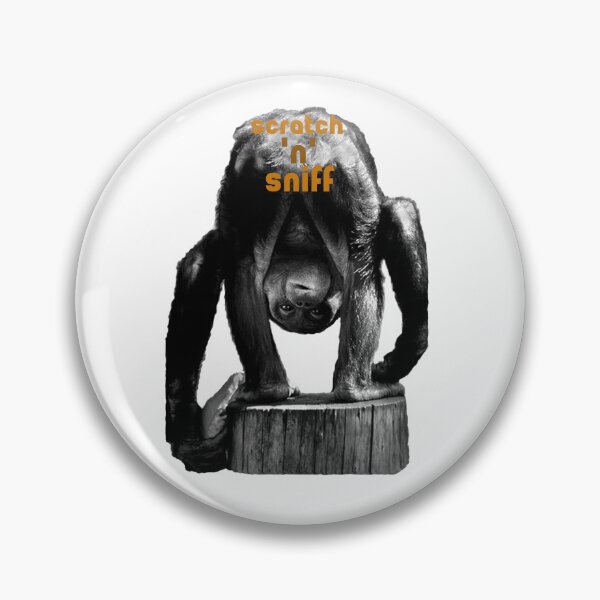 Item preview, Monkey scratch 'n' sniff designed and sold by IanBakerToons.