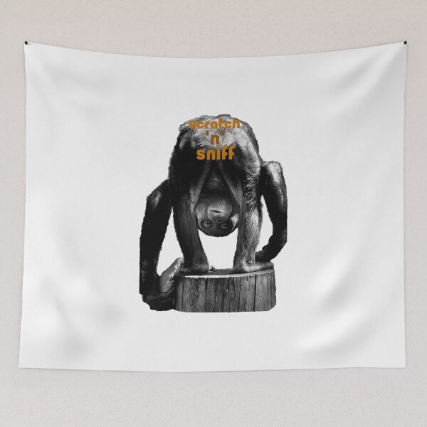 Item preview, Monkey scratch 'n' sniff designed and sold by IanBakerToons.