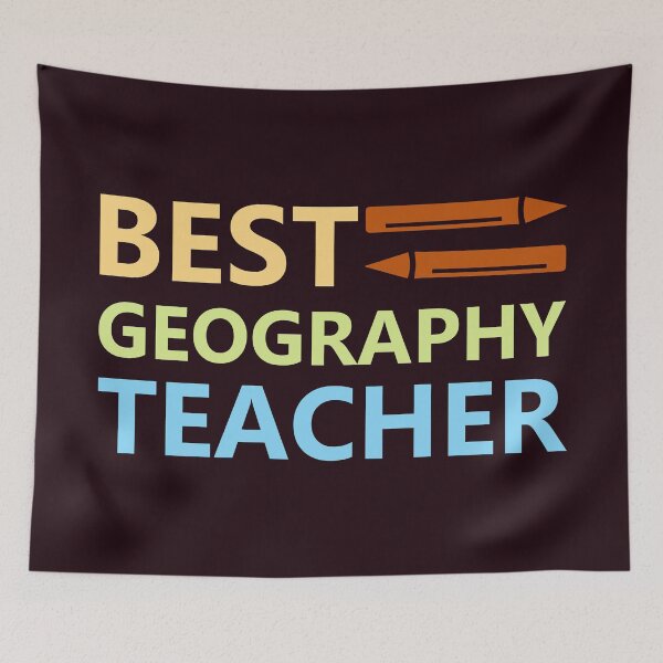 Artikelvorschau, Bester Geografielehrer entworfen und verkauft von S Cube Design.