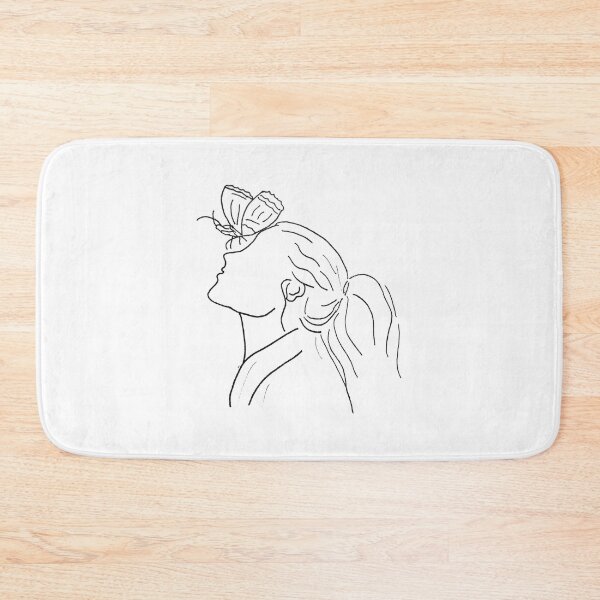 Item preview, Hand painted girl with butterfly designed and sold by creative-duo.