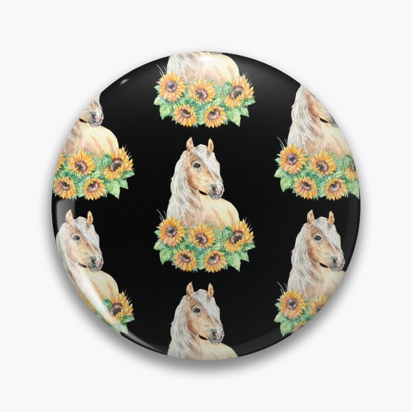 Item preview, Horse Sunflowers Watercolor Funny Anima l Lovers Horse designed and sold by Kevins16.