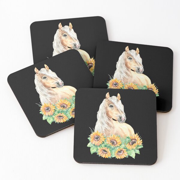 Item preview, Horse Sunflowers Watercolor Funny Anima l Lovers Horse designed and sold by Kevins16.