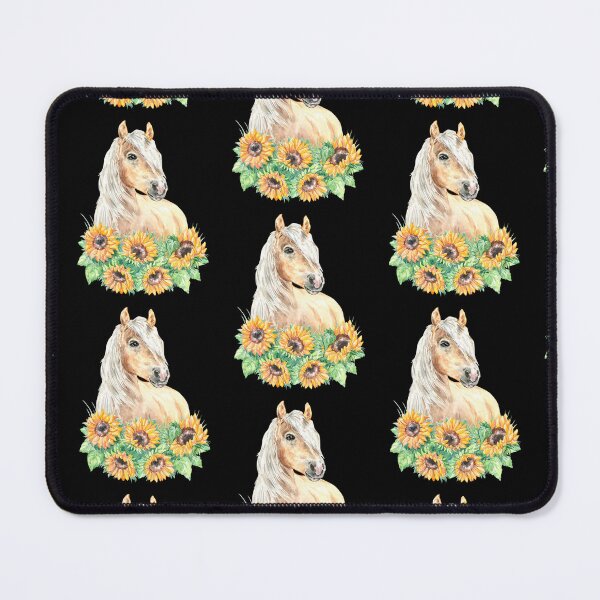 Item preview, Horse Sunflowers Watercolor Funny Anima l Lovers Horse designed and sold by Kevins16.
