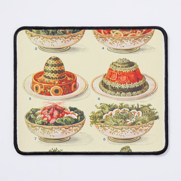 Item preview, Vintage Salads Mrs Beeton Food Poster  designed and sold by Old Soul Vintage .