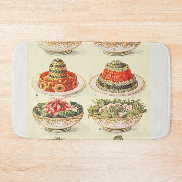 Item preview, Vintage Salads Mrs Beeton Food Poster designed and sold by Old Soul Vintage .
