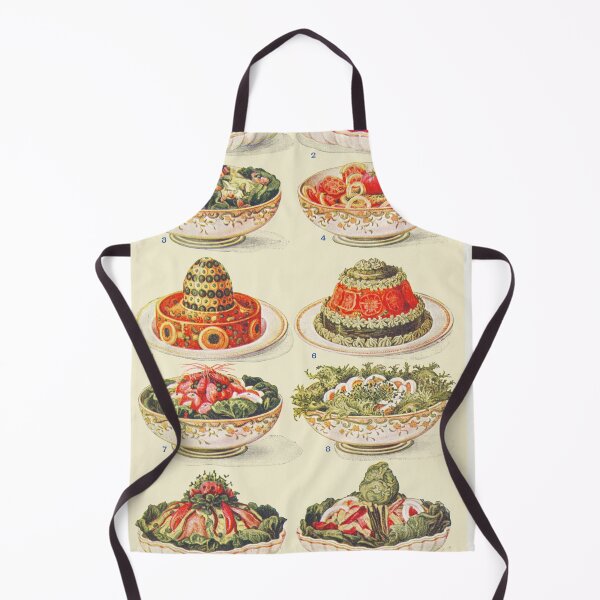 Item preview, Vintage Salads Mrs Beeton Food Poster designed and sold by Old Soul Vintage .