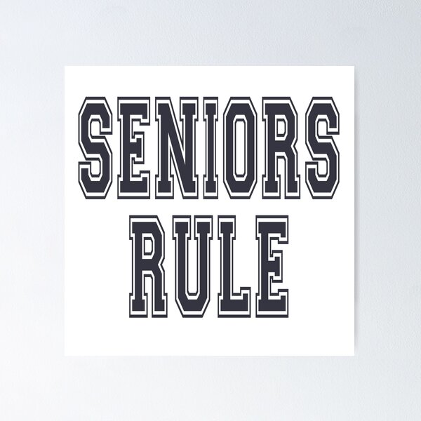 Item preview, SENIORS RULE Grey designed and sold by StephanieBrock.